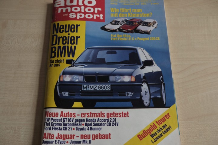 Deckblatt Auto Motor und Sport (25/1989)
